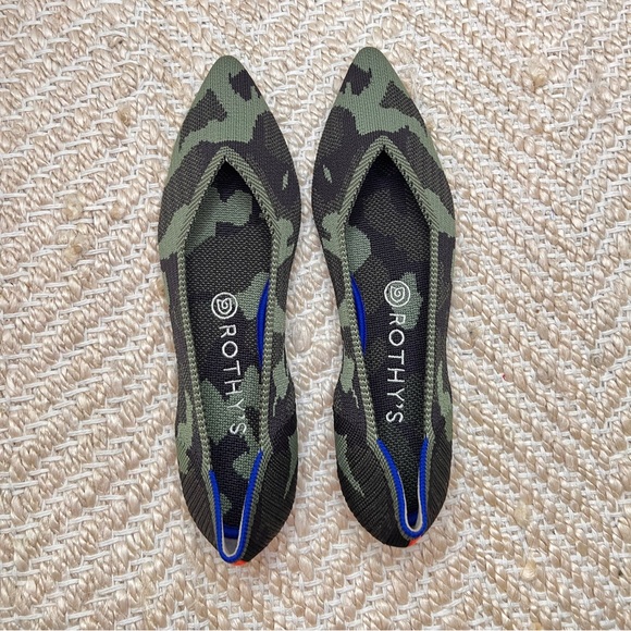 Rothy's The Point Olive Camo - Picture 2 of 9